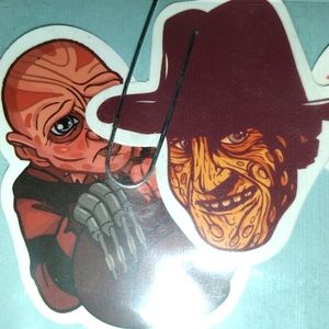 Freddy Krueger Stickers 2/$20